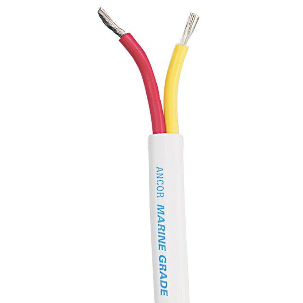 Ancor Safety Duplex Cable - 16/2 AWG - Red/Yellow - Flat - 25 [124702] - Tetron Marine Store