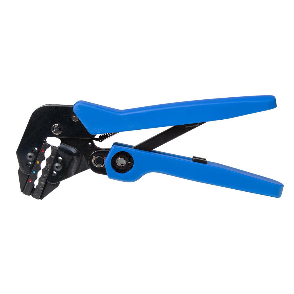 Ancor Angled 22 to 8 AWG Single Crimp Ratcheting Crimper [703015] - Tetron Marine Store