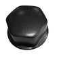Schmitt Marine Faux Center Nut Black w/1/2" 5/8" M12 Base f/Cast Steering Wheels [CAP030B] - Tetron Marine Store