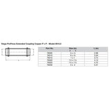 Viega ProPress 1 "Couplage étendu sans arrêt - Connexion à double pression - Technologie Smart Connect [79015]