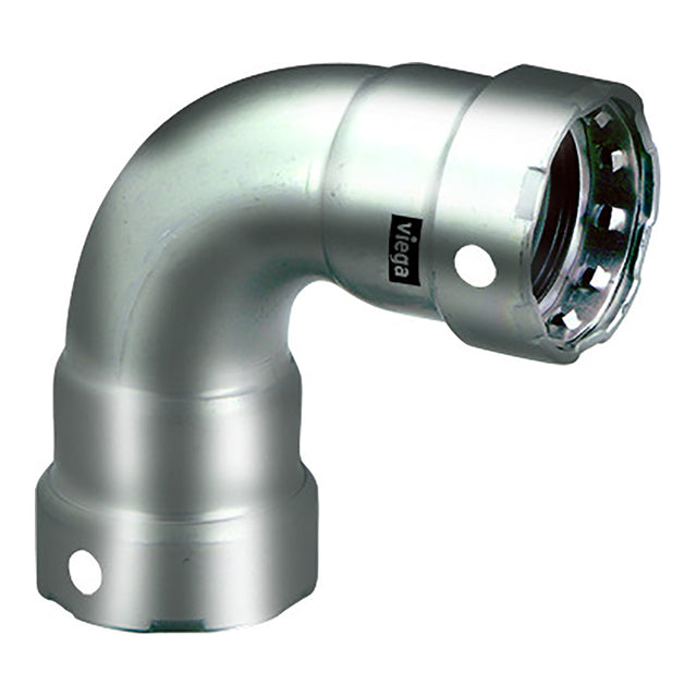Viega MegaPress 1/2" 90 Stainless 304 Elbow - Double Press Connection - Smart Connect Technology [95005] - Tetron Marine Store