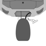 Minn Kota Raptor Jack Plate Adapterhalterung – Steuerbord – 5,1 cm Rückschlag – 10,2 cm Anstieg – Weiß [1810365]
