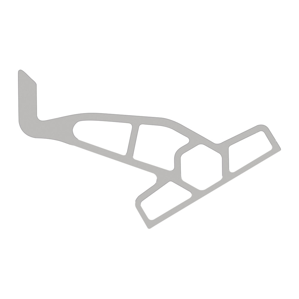 Minn Kota Raptor Jack Plate Adapterhalterung – Steuerbord – 5,1 cm Rückschlag – 10,2 cm Anstieg – Weiß [1810365]