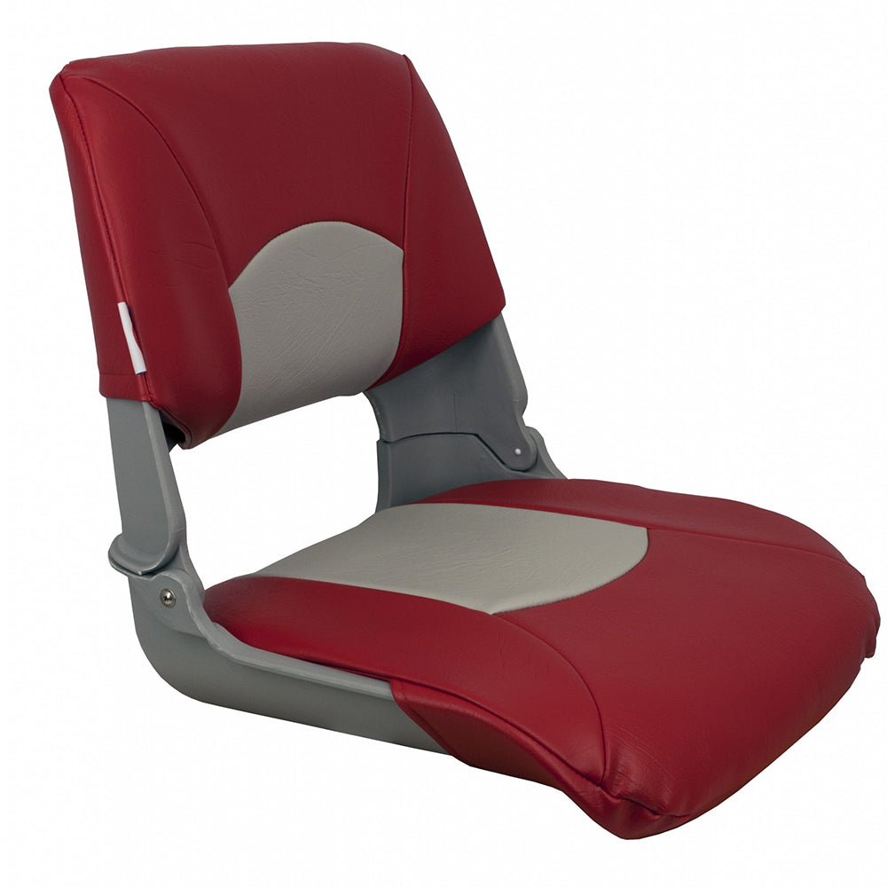 Springfield Skipper Standard Seat Fold Down - Grey/Red [1061018] - Tetron Marine Store