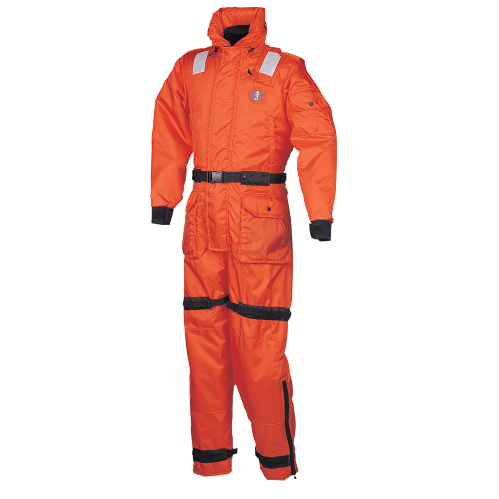 Mustang Deluxe Anti-Exposure Coverall Work Suit - Orange - Medium [MS2175-2-M-206] - Tetron Marine Store