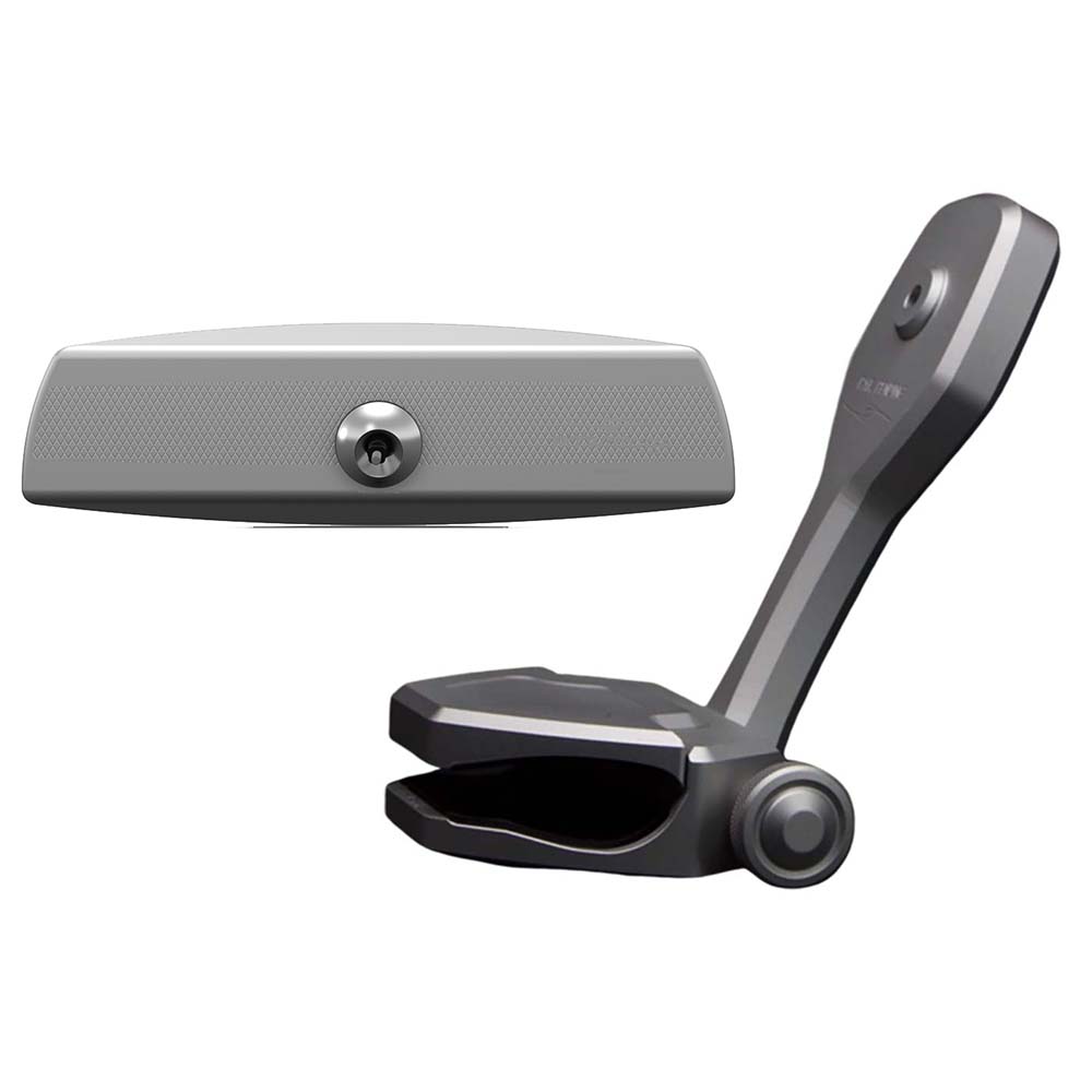 PTM Edge Mirror/Bracket Kit w/VR-140 Elite Mirror ZXR-361 (Titanium Grey) [P12848-1361TEBGR] - Tetron Marine Store