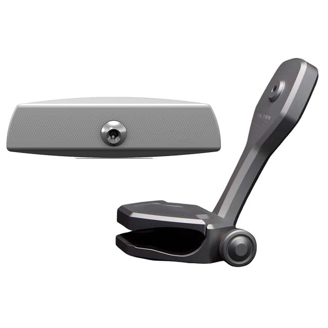 PTM Edge Mirror/Bracket Kit w/VR-140 Elite Mirror ZXR-361 (Titanium Grey) [P12848-1361TEBGR] - Tetron Marine Store