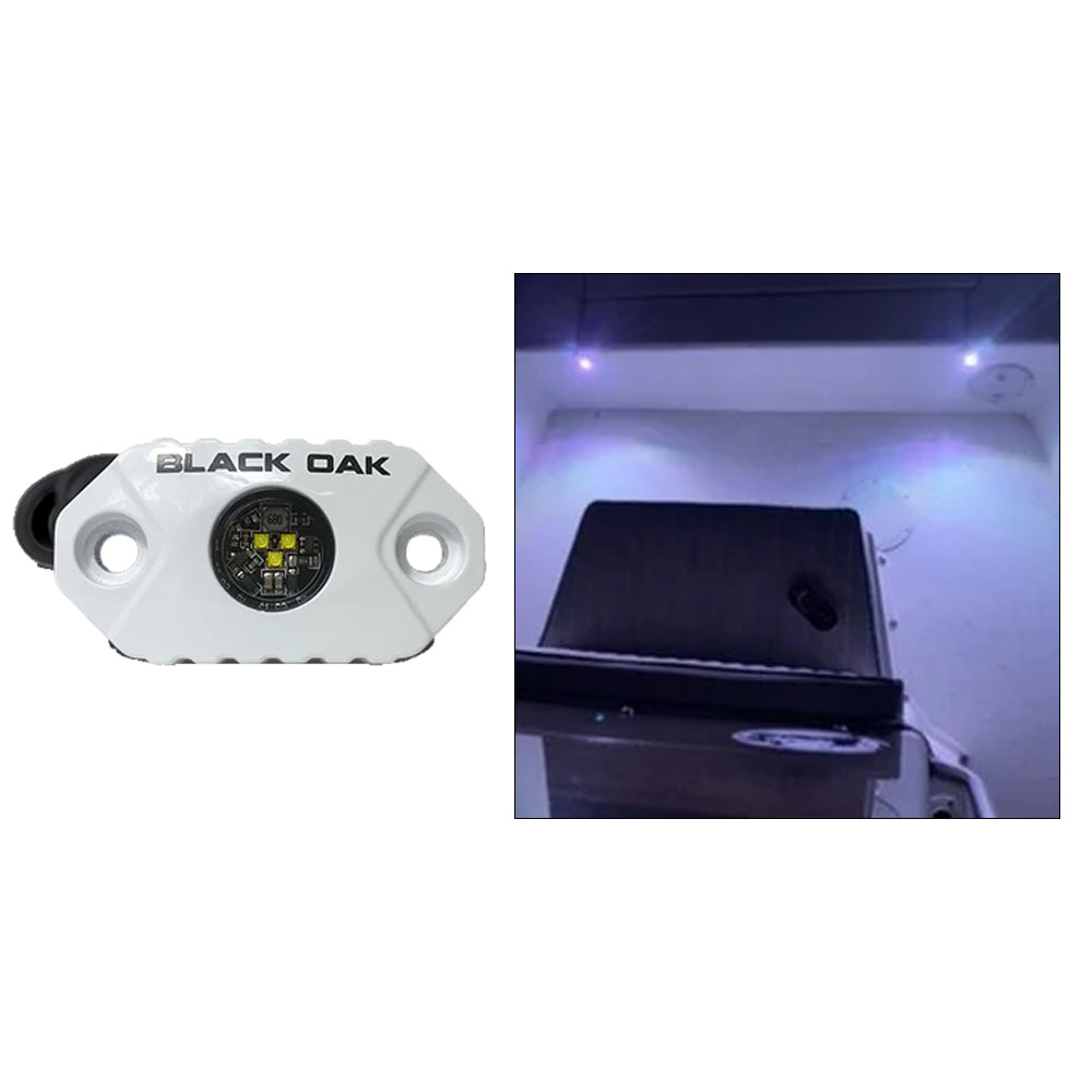 Lumière d'accentuation Black Oak Rock - Blanc - Boîtier blanc [MAL-W]